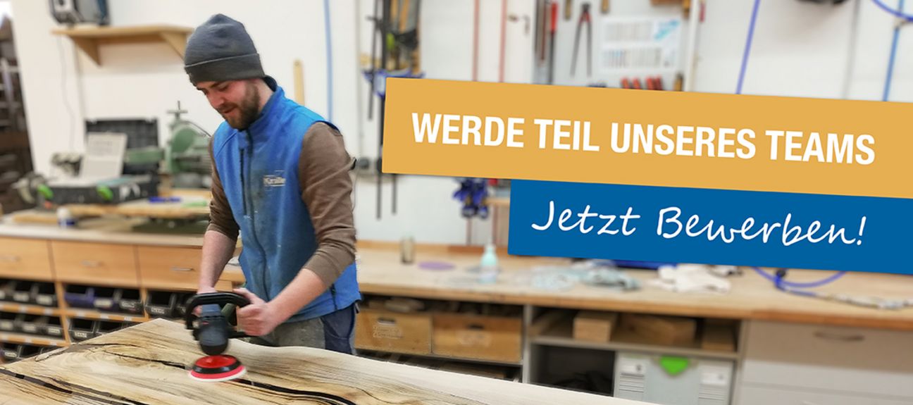 Schreiner bei Kraller Treppen, 83367 Petting Motiv zu Karriere Treppen Kraller