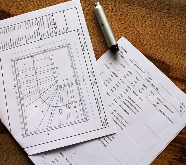 Motive Treppenplan 2D