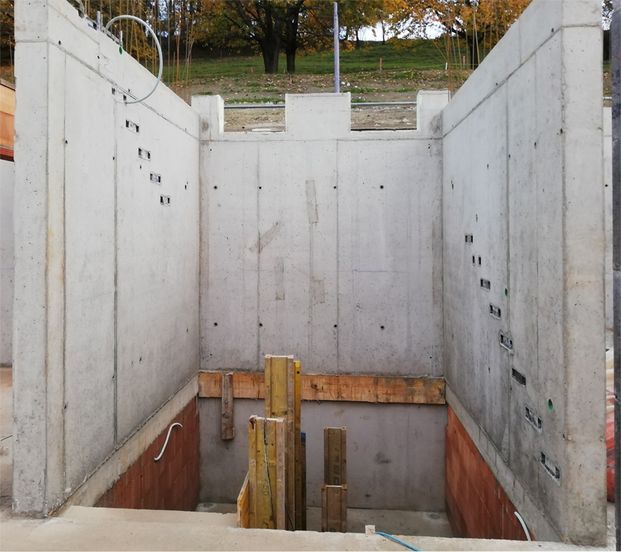 Bild zu Kragarmtreppe Rohbau